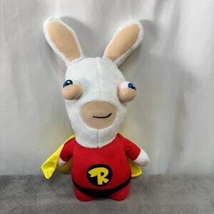 Nickelodeon Super Bwaaah Rabbids Invasion Plush Toy McFarlane 2014 11" Ubisoft